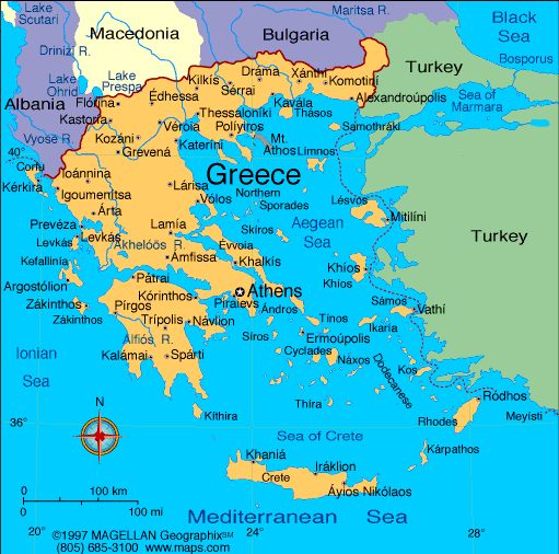 Heraklion map
